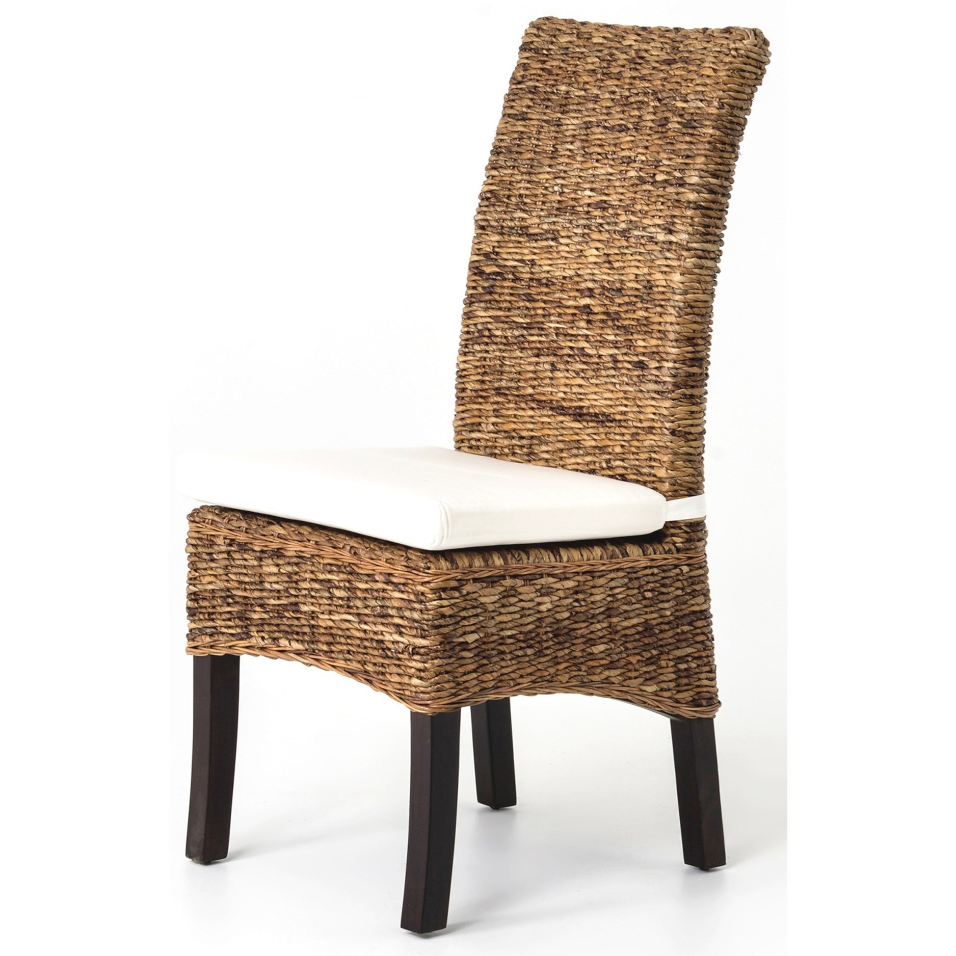 Grass Roots Banana Leaf Chair with Cushion